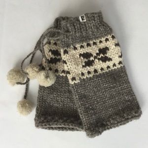 Cowichan Style Hand Knitted Leg Warmers